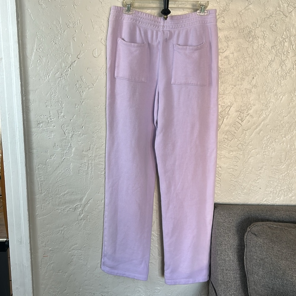 ELECTRIC & ROSE Retro Fleece Elin Pant In Lavender - Picture 4 of 8